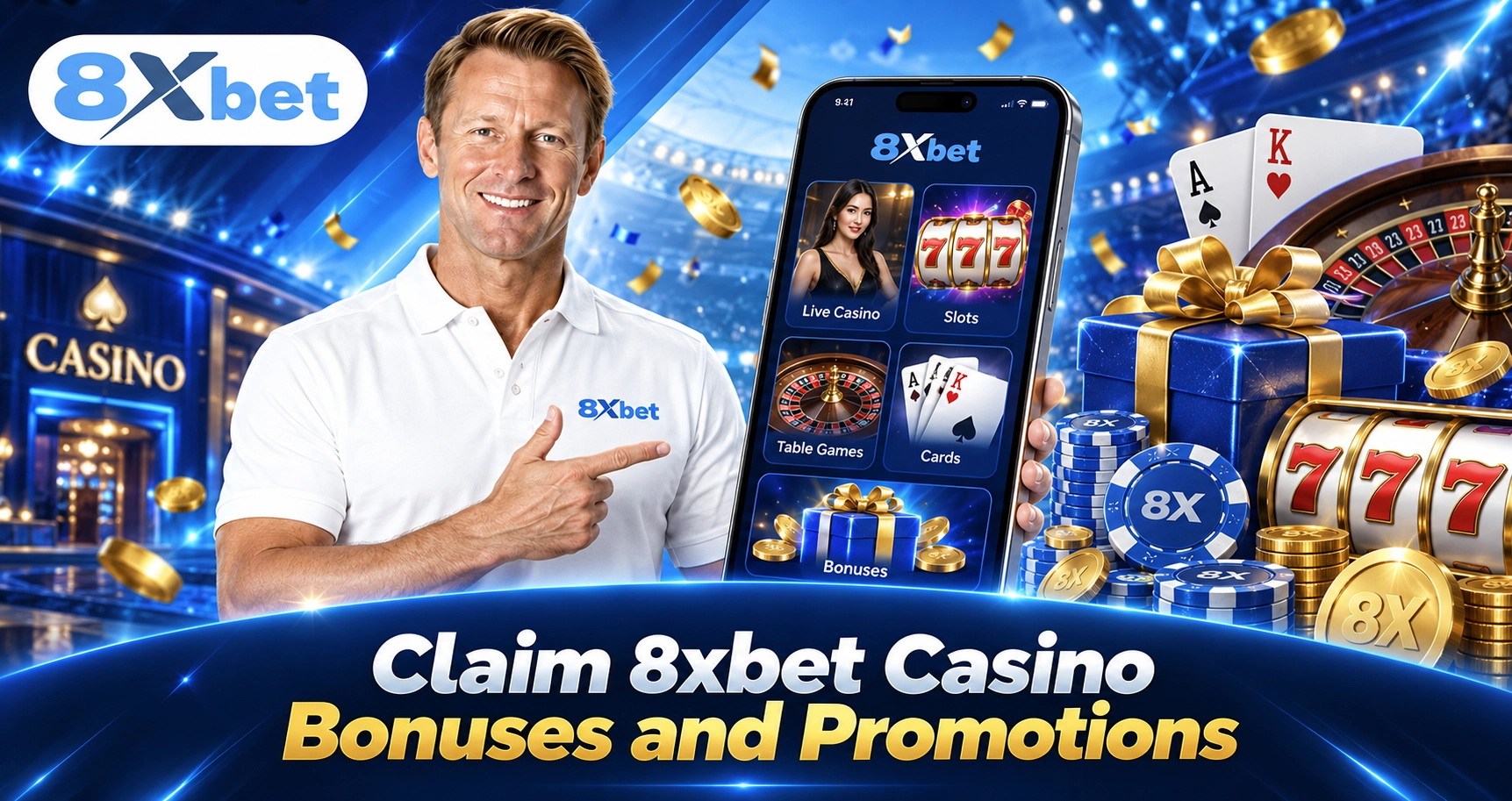Claim 8xbet Casino Bonuses and Promotions