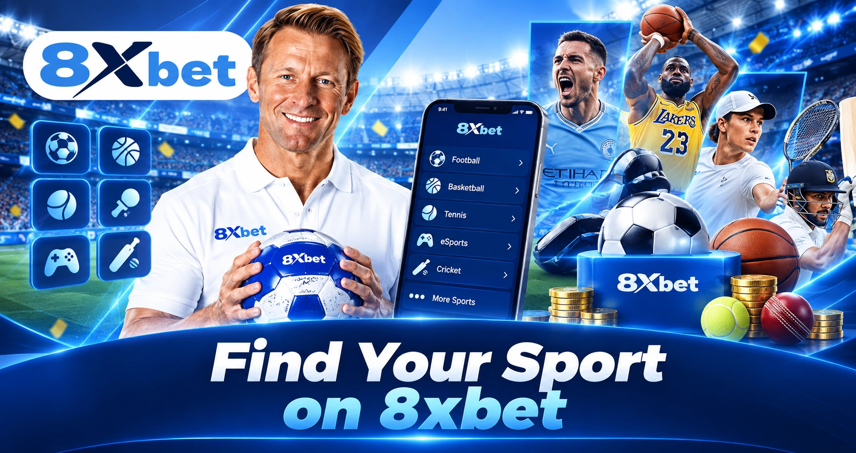 Find Your Sport on 8xbet